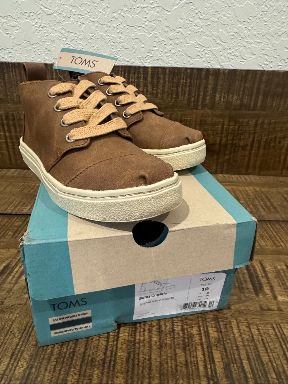 TOMS Boy's Botas Cupsole (Little Kid/Big Kid)